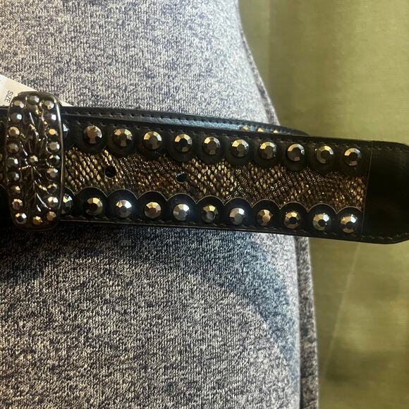 Studded Black Belt - Picture 2 of 5